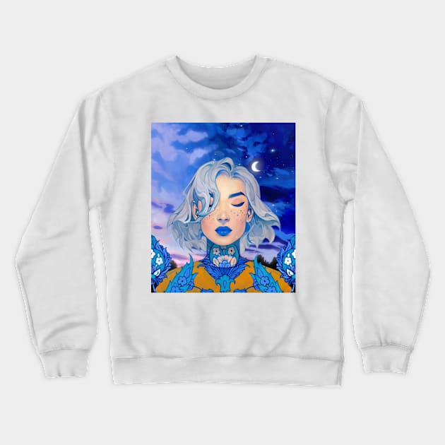 Twilight Meditations Crewneck Sweatshirt by Clifficus